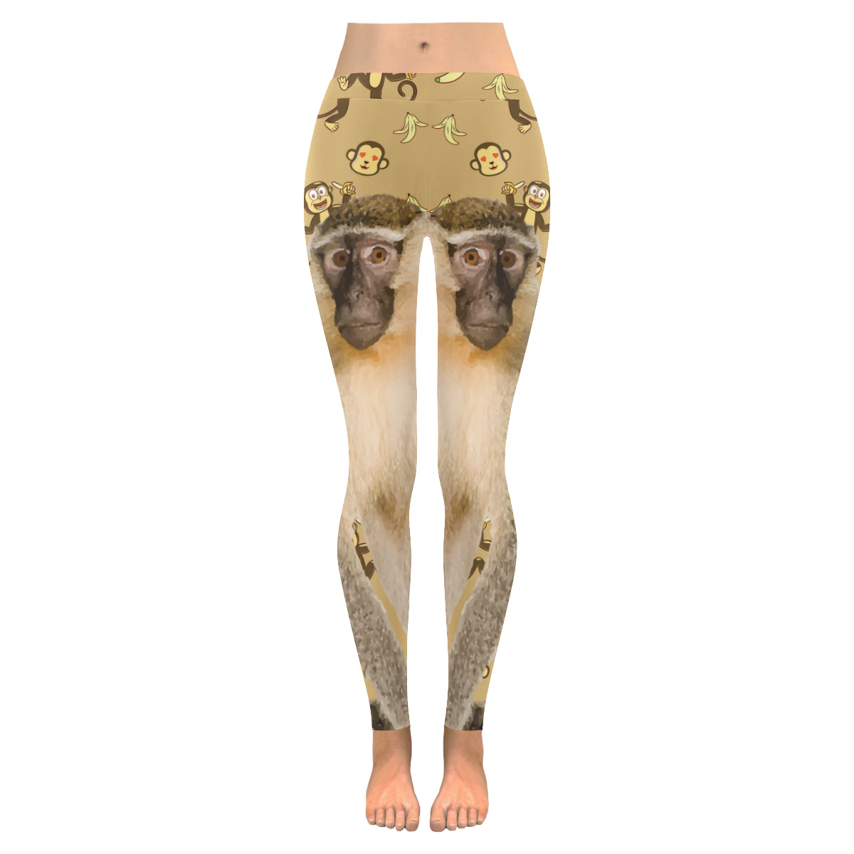 Monkey Low Rise Leggings (Invisible Stitch) (Model L05)